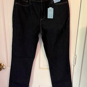 St. John's Bay Women's Straight Leg Jeans -Blue